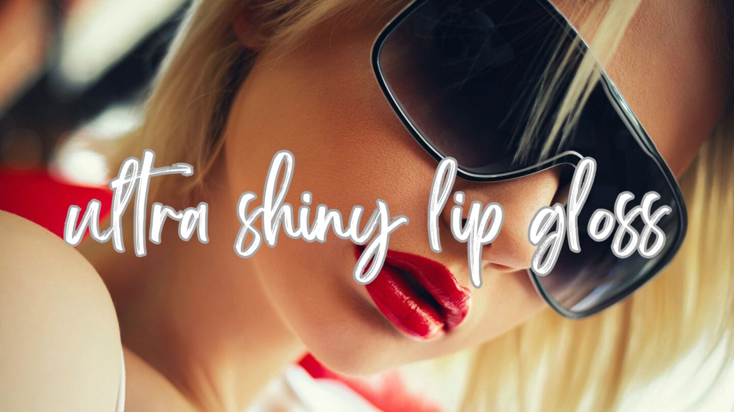 ultra shiny lip gloss banner