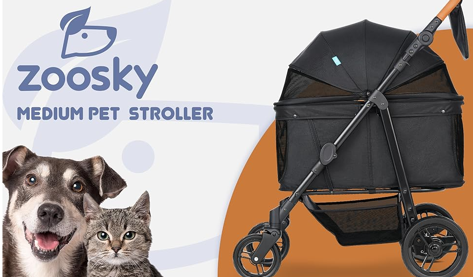 Luxury pet stroller